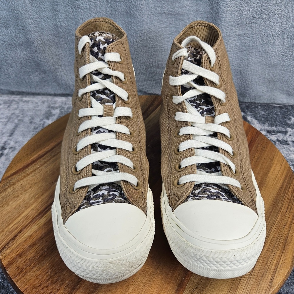 Converse Chuck Taylor All Star High Top Womens 8.5 Sand Dune Canvas Sneakers